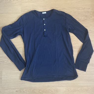 Oberteil mit langen Ärmeln marineblau
