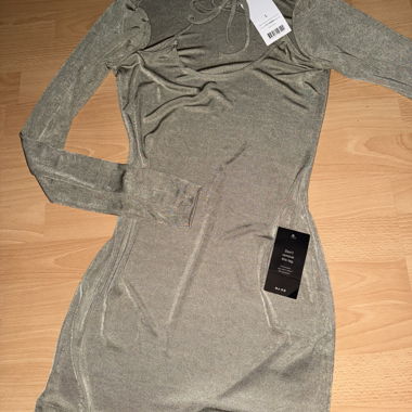 NA-KD Minikleid mit Schnuerung