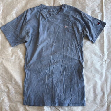 Thick knit Champion USA cotton graphic print tee