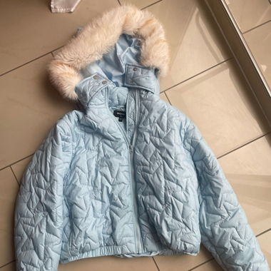NG order blue puffer jacket y2k mcbling