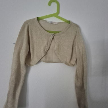 Bolero beige scintillante H&M