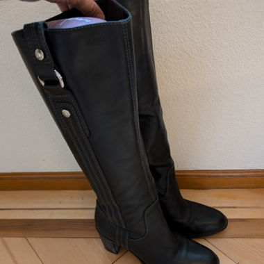 Geox Lederstiefel mit Absatz
