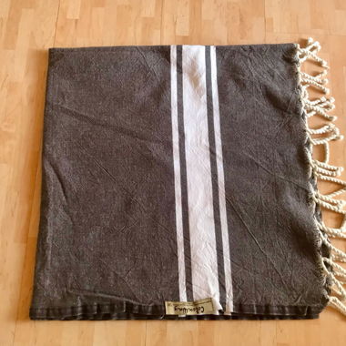Wie neu: Cotton Way Hammamtuch Badituch, grau