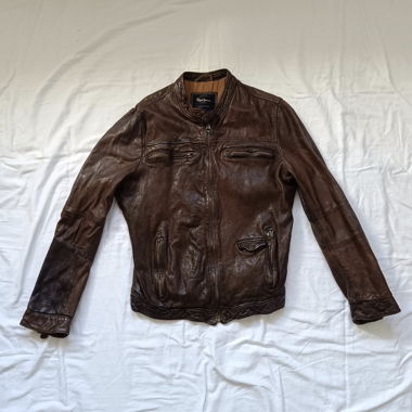 Lederjacke 
