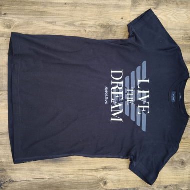 Schwarzes Armani-Jeans-T-Shirt
