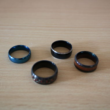 Vari Anelli Uomo Set 4 Pezzi Gioielli