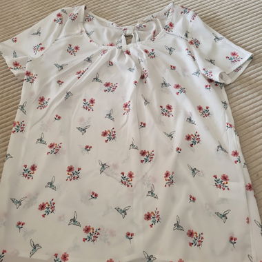 Blouse fleurie
