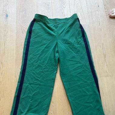 Green wide trousers (Boden)