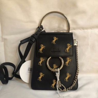 Chloé Faye Bag in Navy