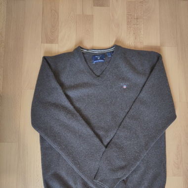 Pull Gant en laine de qualité (laine d'agneau)