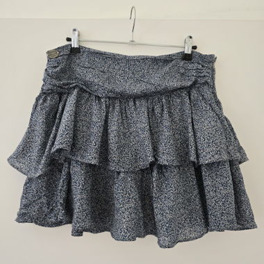 IKKS Rock blau gemustert Gr.40