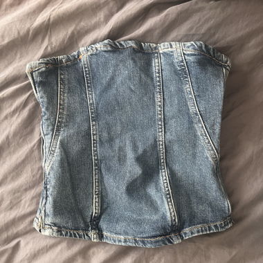 Denim Corsett Top