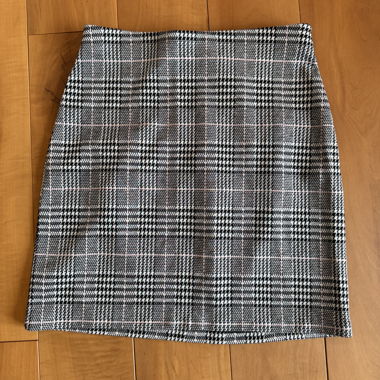 Mini-jupe à carreaux