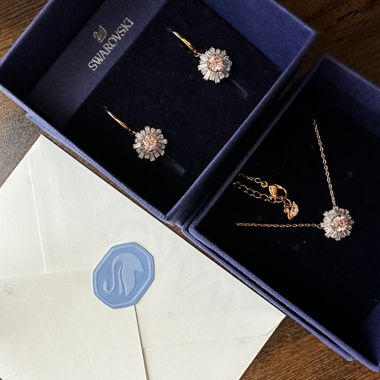 Swarovski Rosé Gold Set
