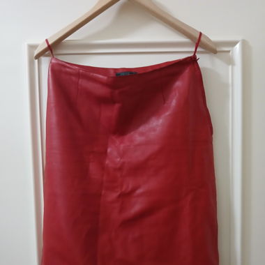 Leder Rock Prada