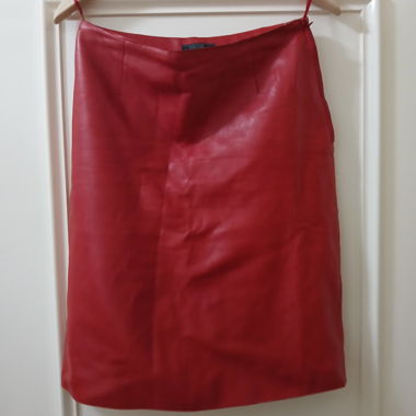 Leder Rock Prada