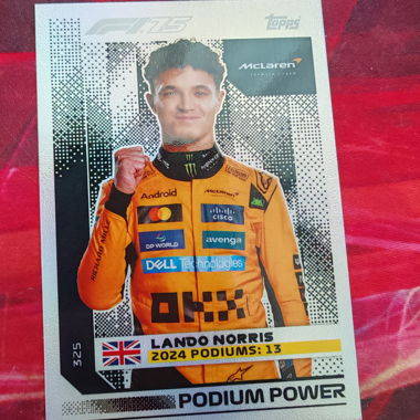 Carta da collezione Lando Norris