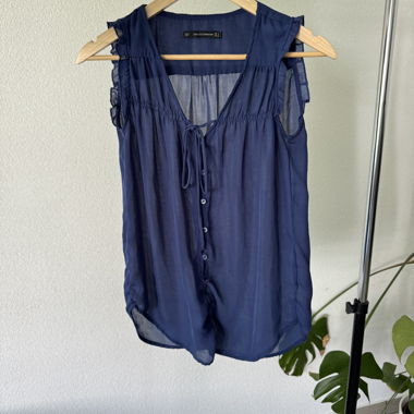 Blusa Zara navy, S