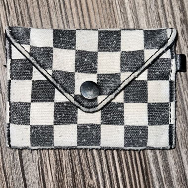 checkered Portemonnaie 