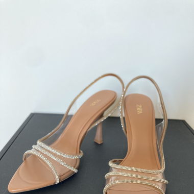 Pumps mit Glitzer 
