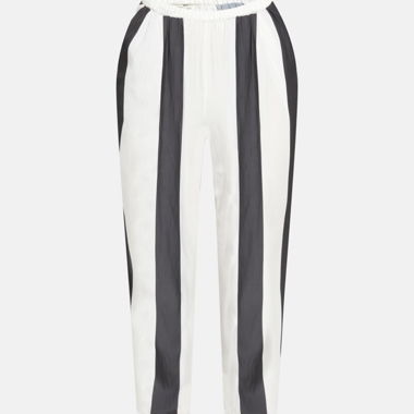 Pantalon statement tendance – noir/blanc