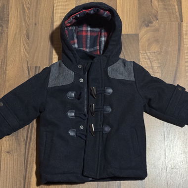 Cappotto per bambini con cappuccio 6 mesi 67 cm