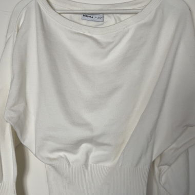 Weisser Bershka Pullover