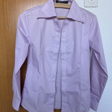 Nuova elegante camicetta da donna, taglia 32, lilla