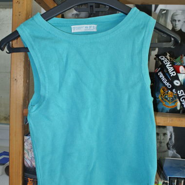Turquoise crop top