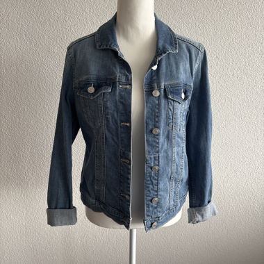Giacca di jeans blu