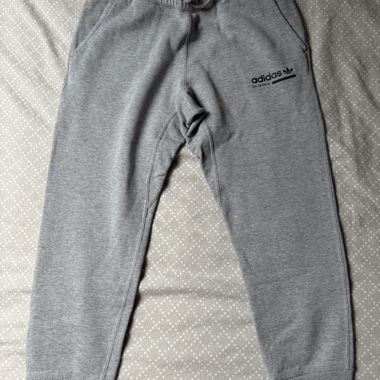 Adidas pantaloncini felpati grigi taglia M