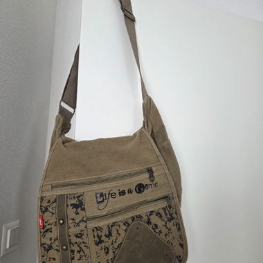 Sac bandoulière kaki 