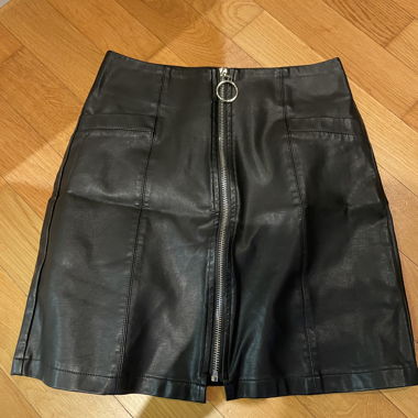 Jupe en cuir