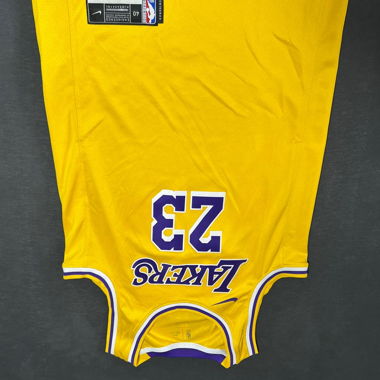 Maillot de basketball (James) jaune 