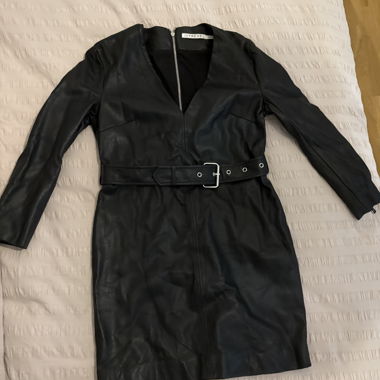 Robe en cuir véritable d'Ivyrevel