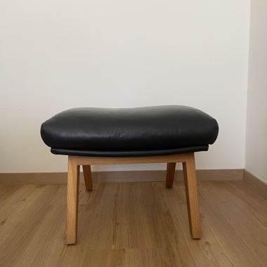 Pouf in pelle