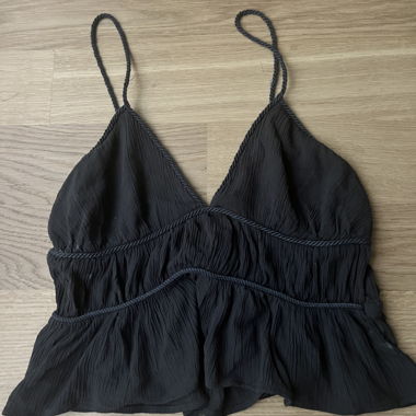 H&M Divided Top schwarz