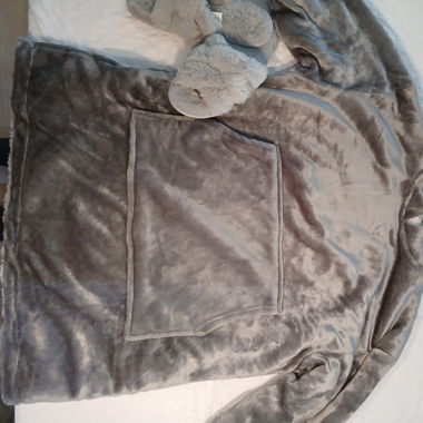 Kuschel Hoodie mit Kuschelfinken