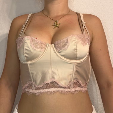Top Corset en Soie Blush - Victoria‘s Secret