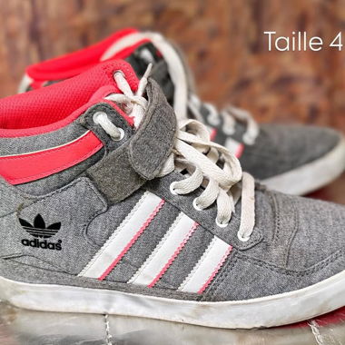 Adidas sneakers gris/rose T40