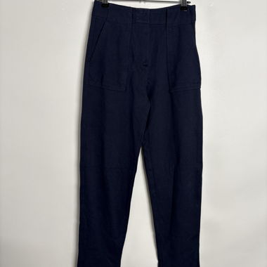 Pantalon bleu marine Massimo Dutti