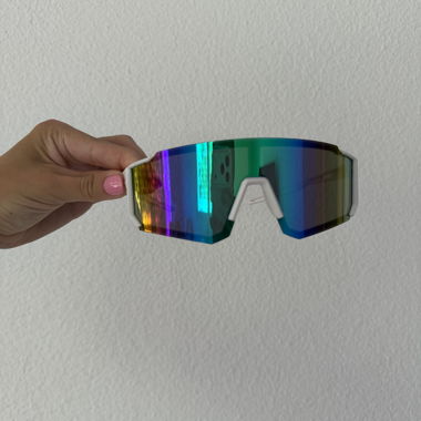 Lunettes de sport blanches