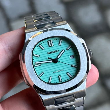 Seikmod Cadran Bleu Aqua – NH35 Aut. – 40mm