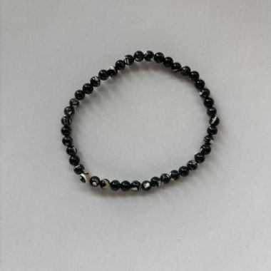 Bracciale di perle nere