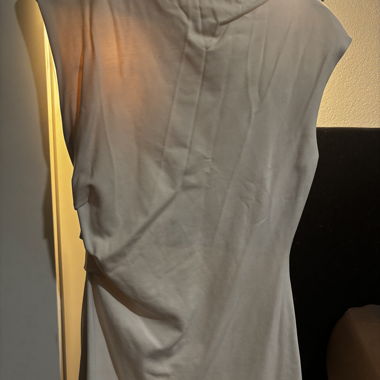 Cream Sleeveless Dress