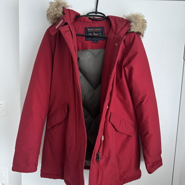 Woolrich rote Parka Winterjacke S