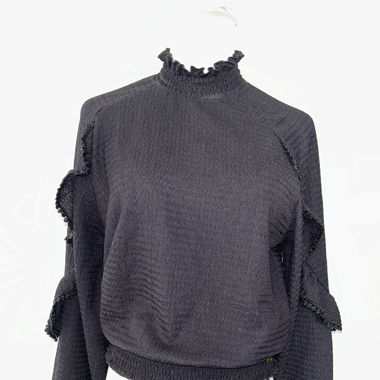 Schwarze Bluse