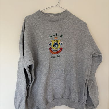 Graues Vintage-Sweatshirt