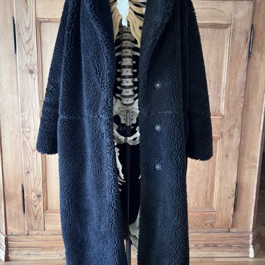 Oversize Faux fur Lammfell Mantel H&M