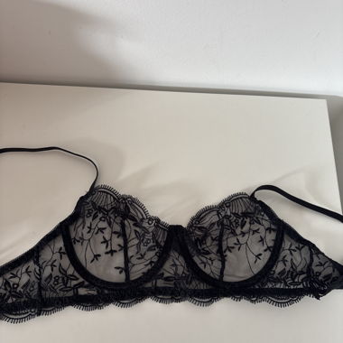 Reggiseno Lounge in pizzo nero